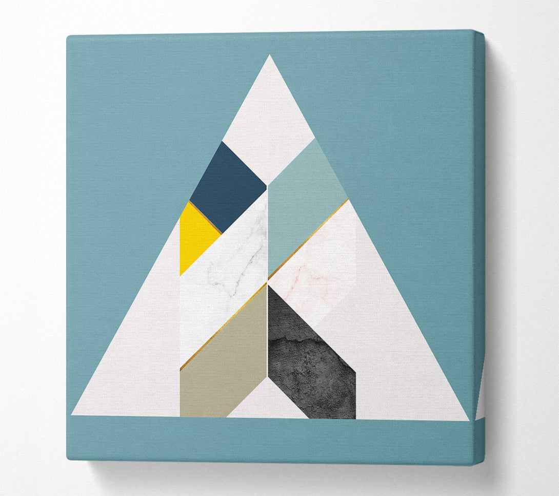  A Canvas Print of Abstract Triangle Shapes Canvas Art