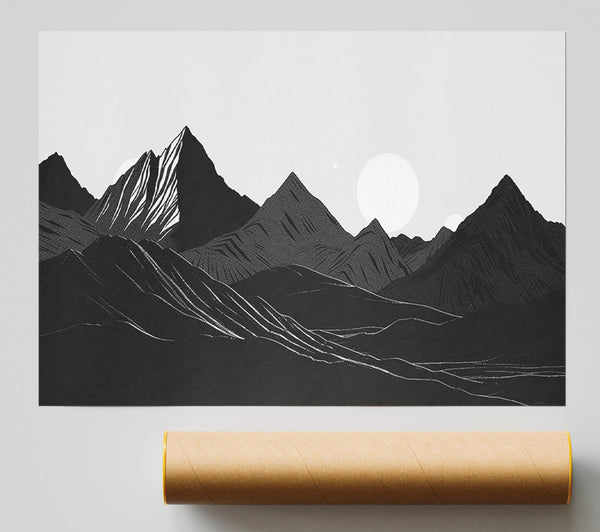 Black Mountain Horizon Giclee Print