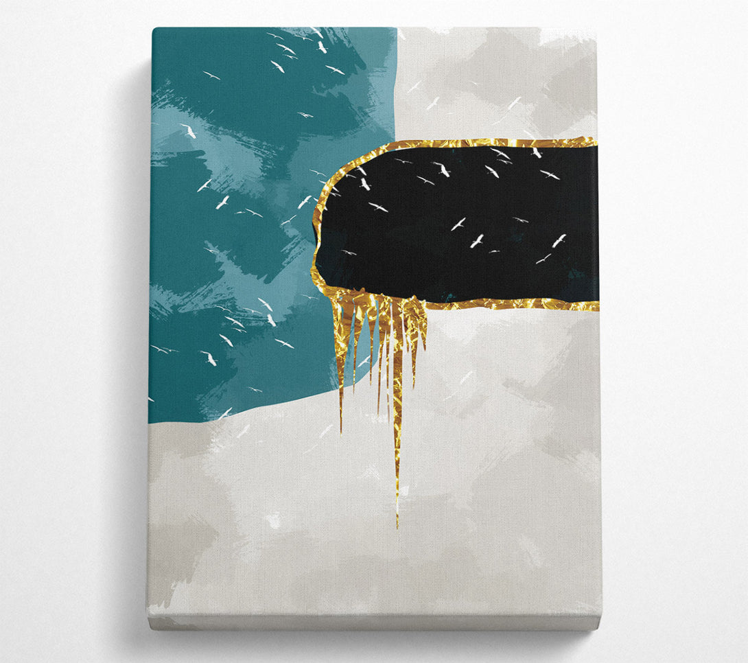  A Canvas Print of Abtract In Thirds Canvas Art