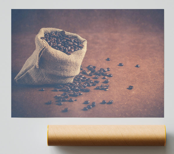 Brown Coffee Sack Print