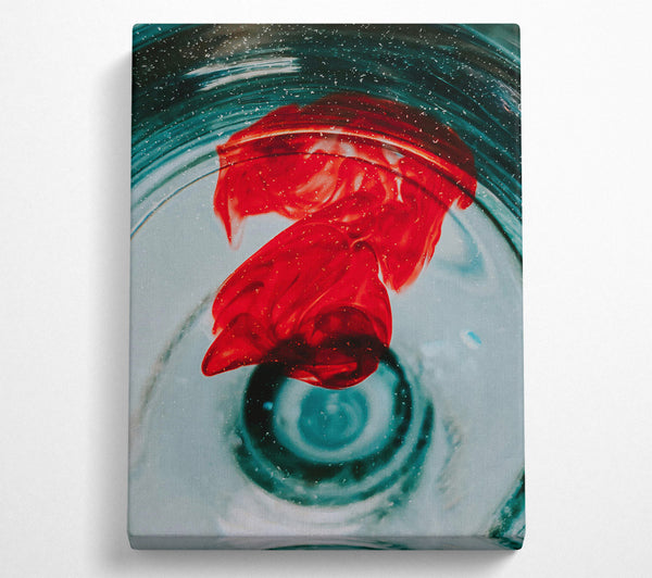 A Canvas Print of Crimson In The Well Canvas Art