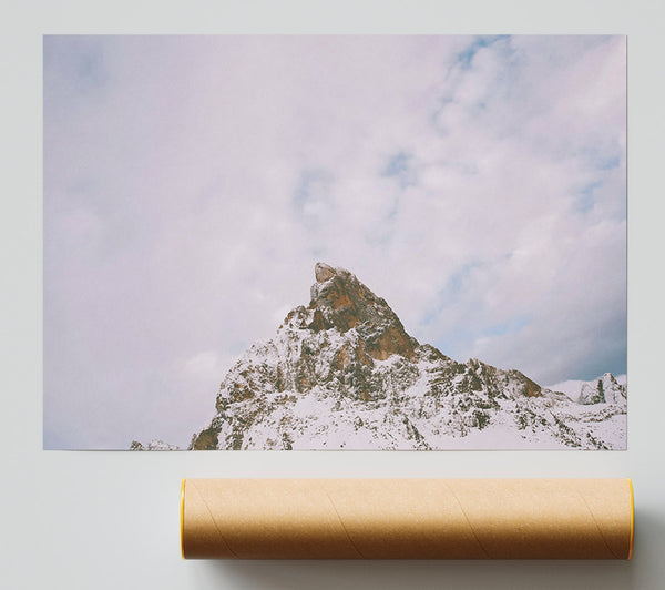 Brown Mountain Peak Giclee Print