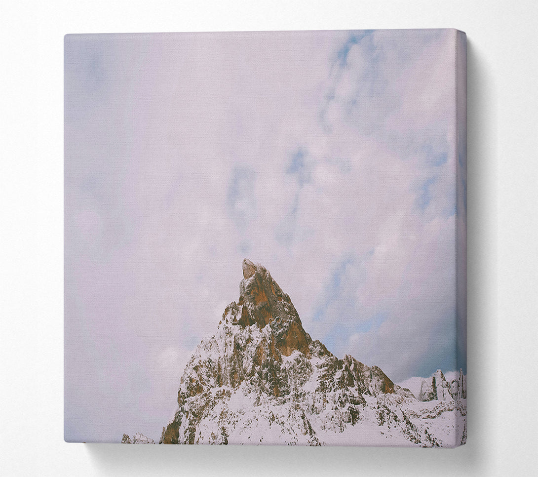  A Canvas Print of Brown Mountain Peak Canvas Print