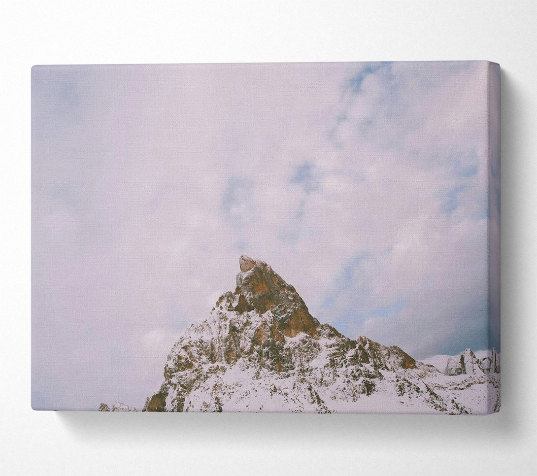  A Canvas Print of Brown Mountain Peak Canvas Print