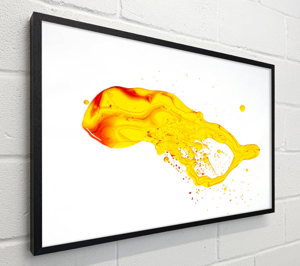 Golden Liquid Explosion