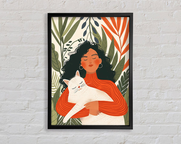 Affirmation Of A Woman Framed Print