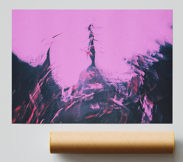 Pink Horizon'S Embrace Print