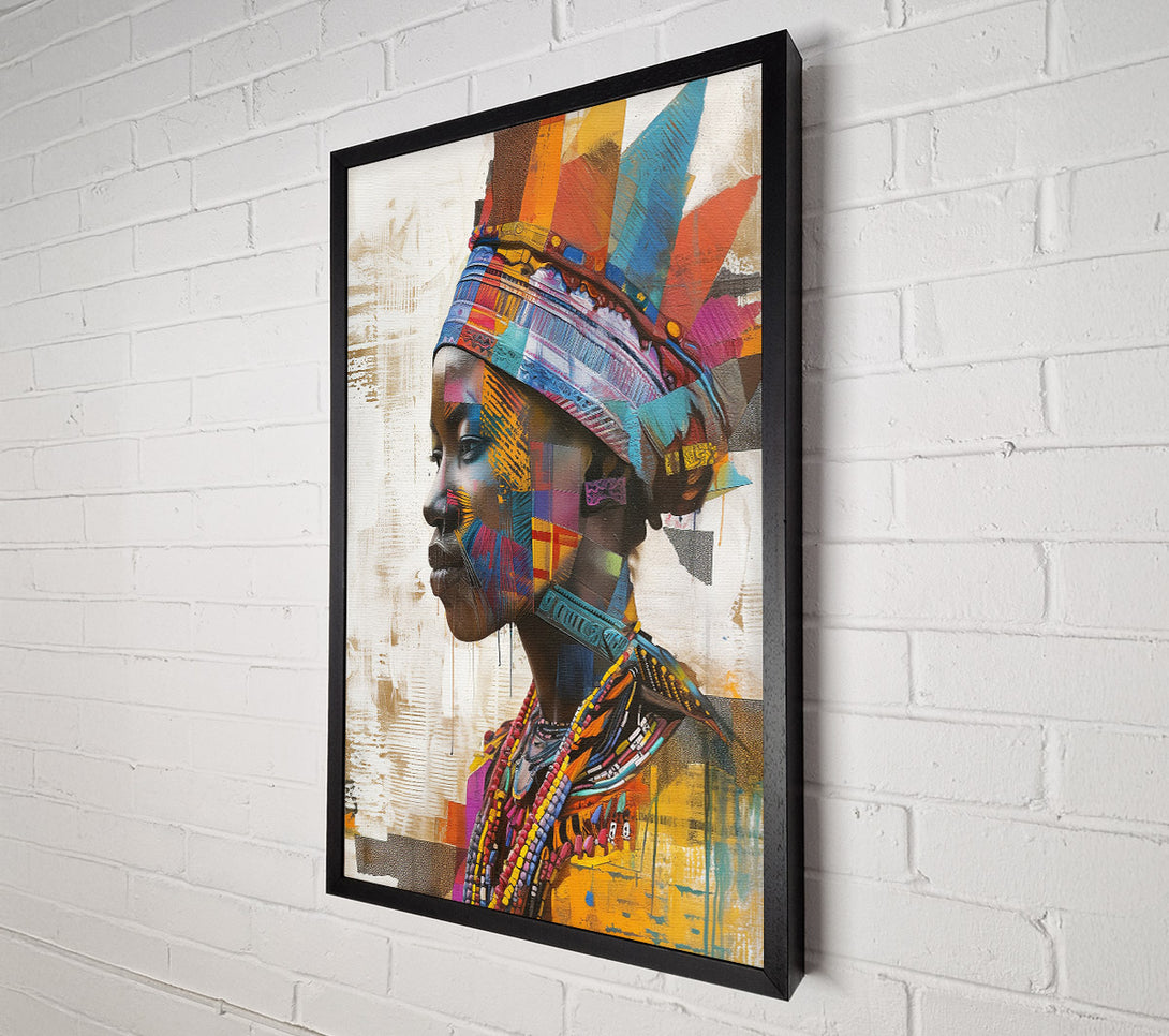  A Canvas Print of African Princess Canvas Print