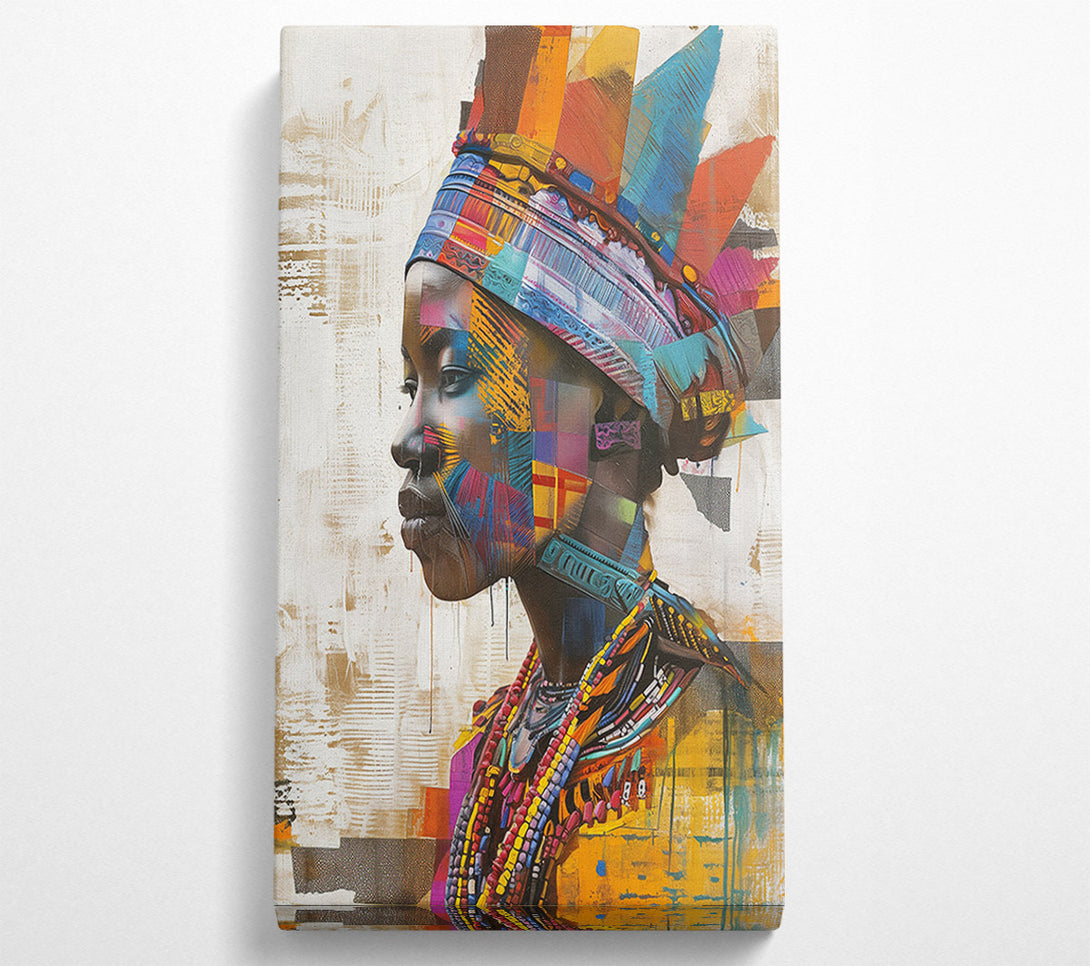  A Canvas Print of African Princess Canvas Print