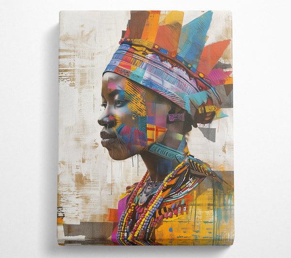  A Canvas Print of African Princess Canvas Print