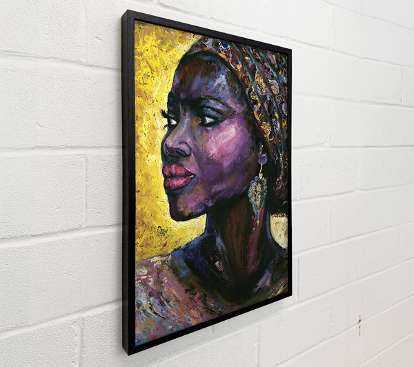 African Woman Paint