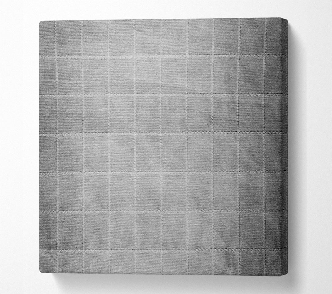  A Canvas Print of Silver Grid Texture Canvas Wall Art