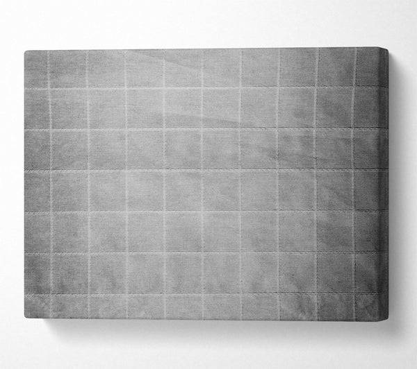 A Canvas Print of Silver Grid Texture Canvas Wall Art