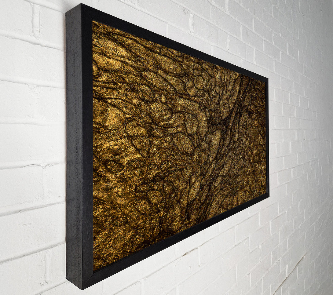  A Canvas Print of Golden Swirling Dream Canvas Wall Art