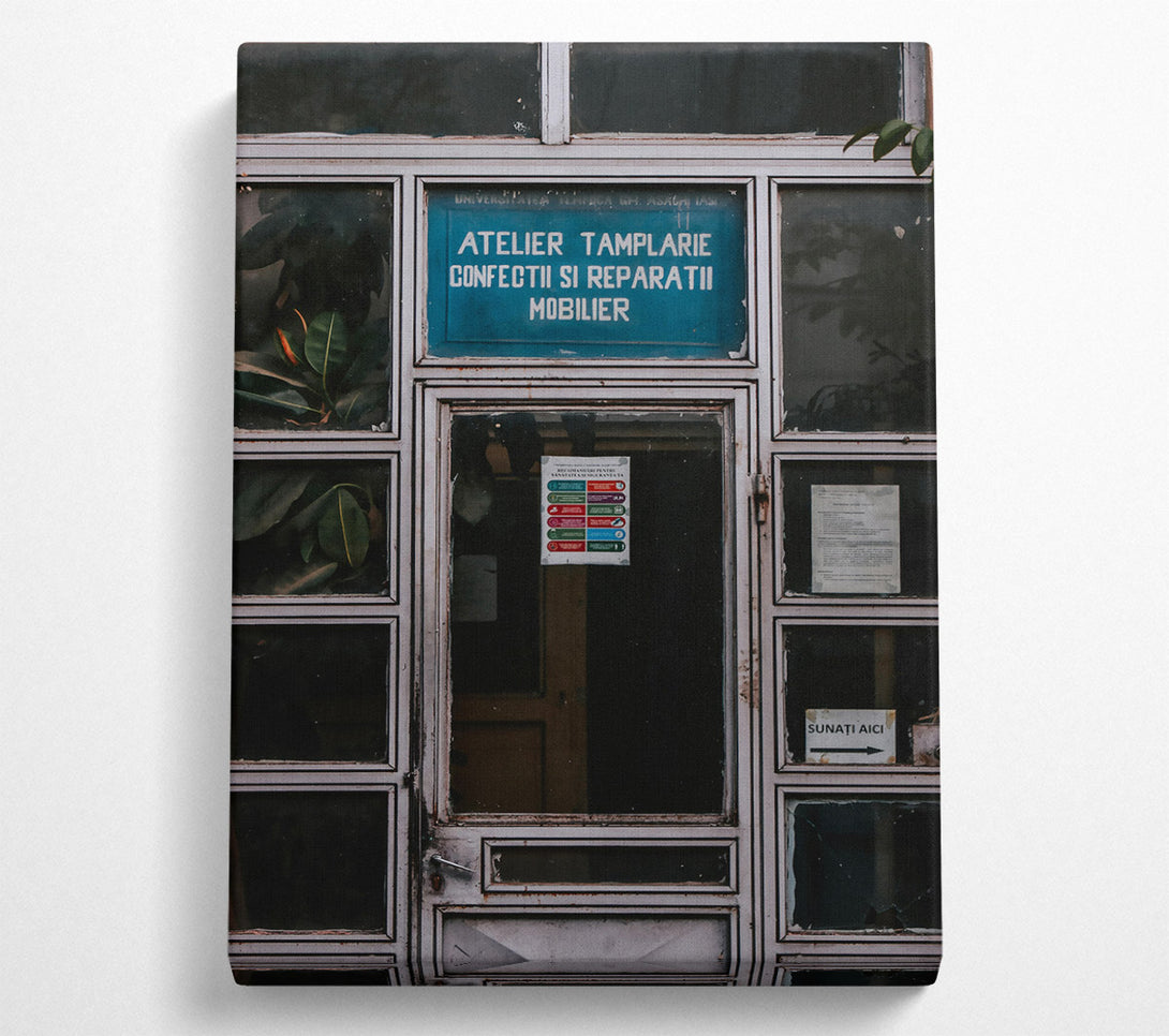  A Canvas Print of Loading... Canvas Print