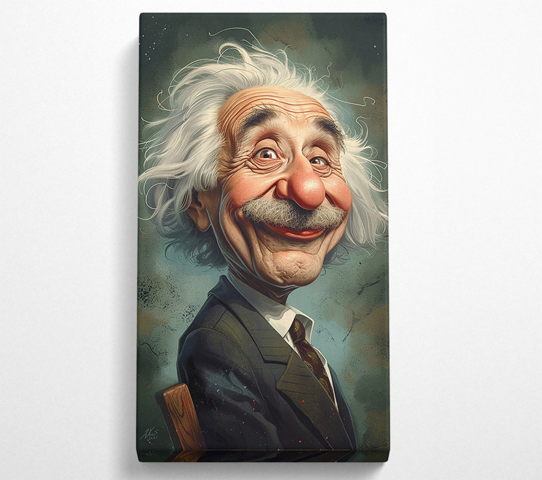  A Canvas Print of Albert Einstein Funny Canvas Wall Art