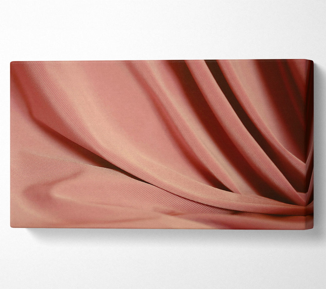  A Canvas Print of Blush Fabric Texture Canvas Wall Art