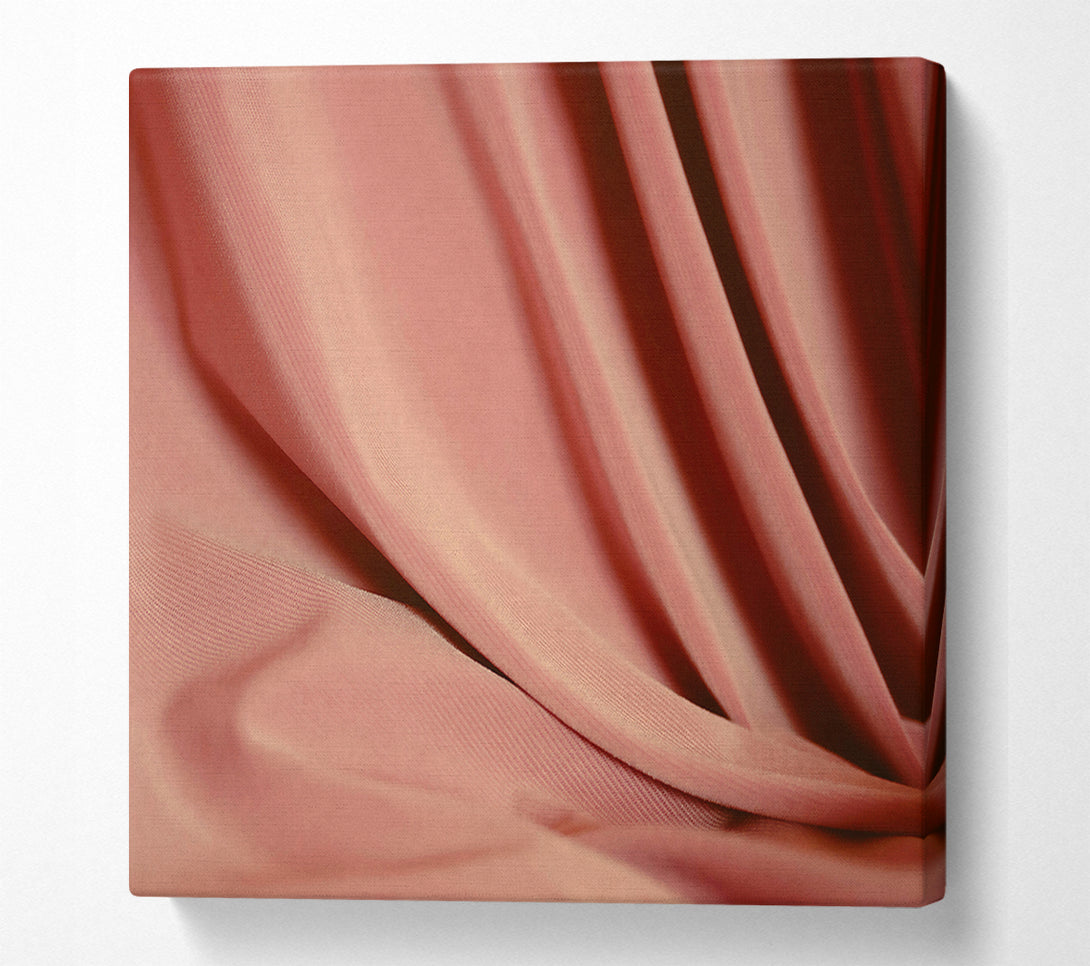  A Canvas Print of Blush Fabric Texture Canvas Wall Art