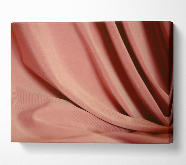  A Canvas Print of Blush Fabric Texture Canvas Wall Art