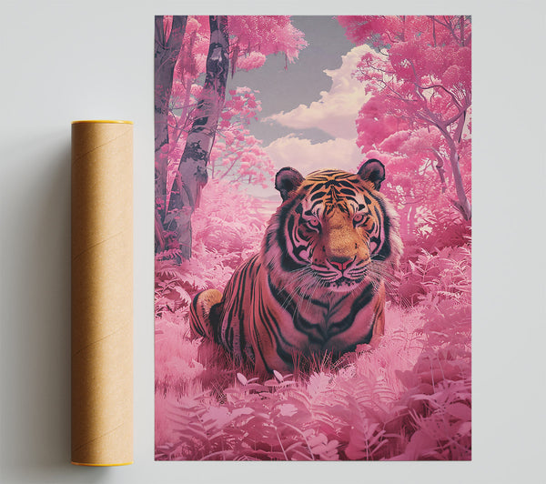 Pink Jungle Tiger Print