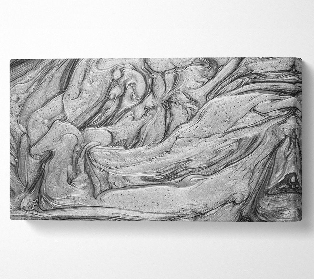  A Canvas Print of Silver Swirlscape Canvas Print