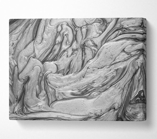  A Canvas Print of Silver Swirlscape Canvas Print