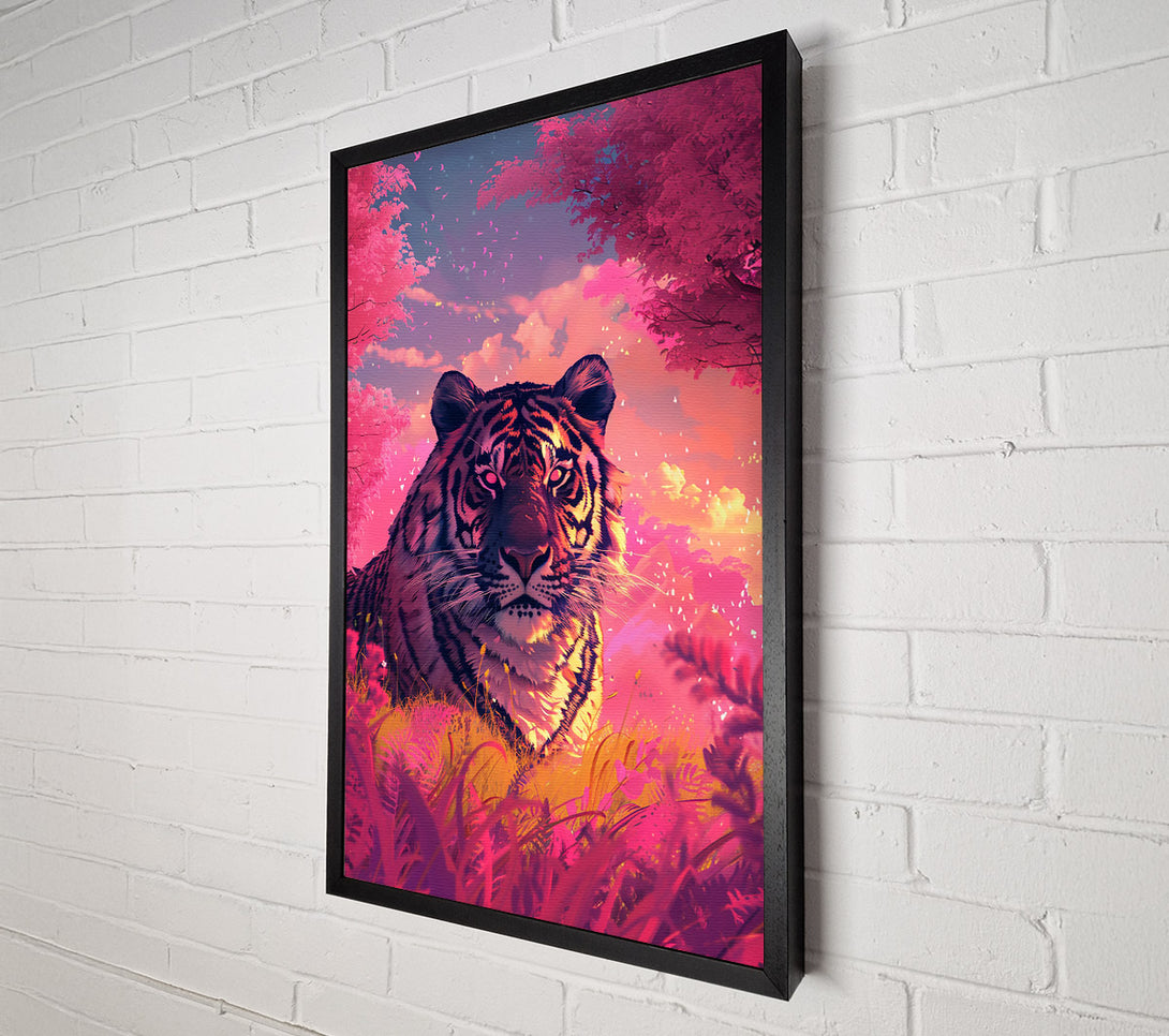  A Canvas Print of Pink Tiger Sunset Canvas Print
