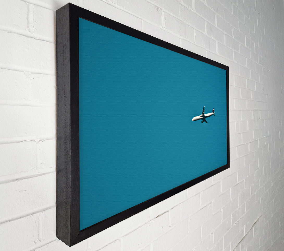  A Canvas Print of Teal Sky Ascent Canvas Print