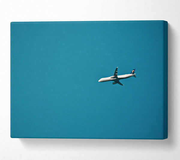 A Canvas Print of Teal Sky Ascent Canvas Print