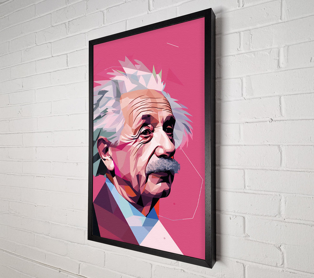  A Canvas Print of Albert Einstein Poly Canvas Print