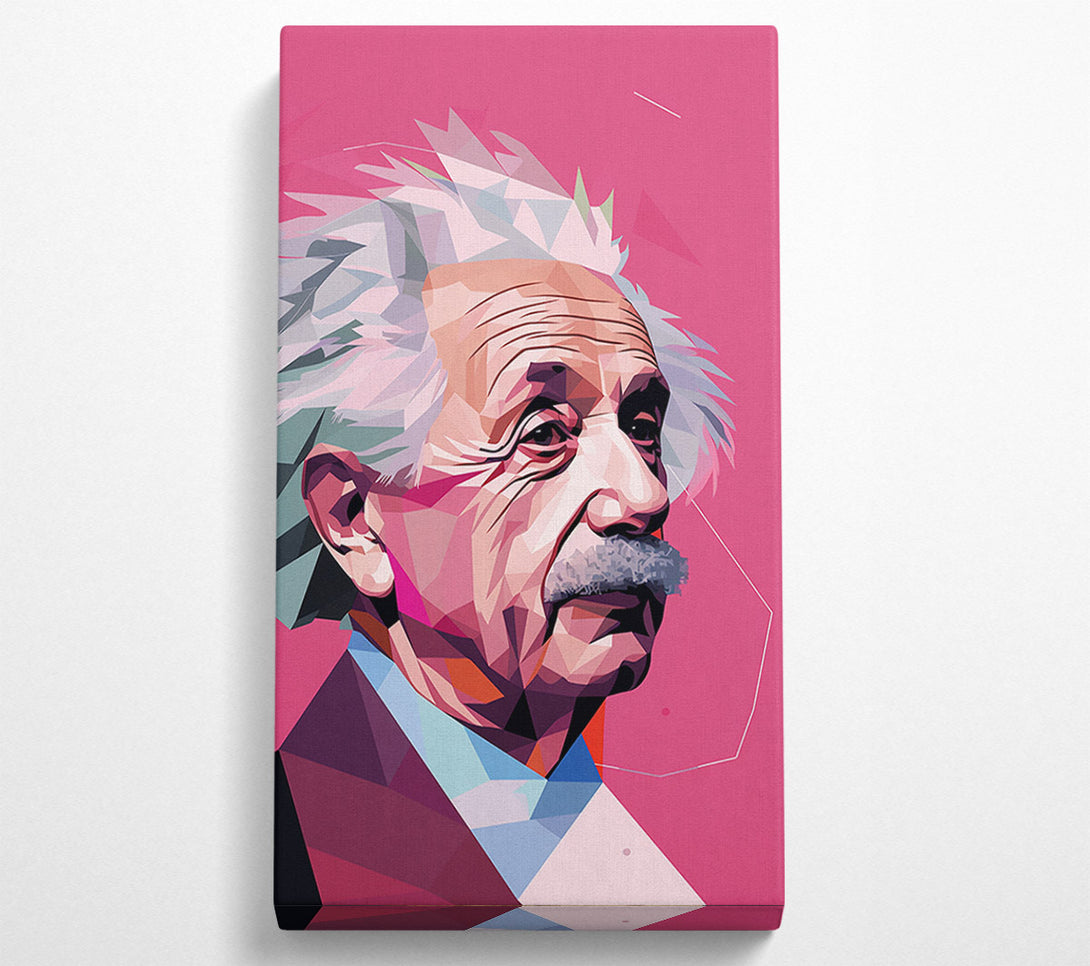  A Canvas Print of Albert Einstein Poly Canvas Print