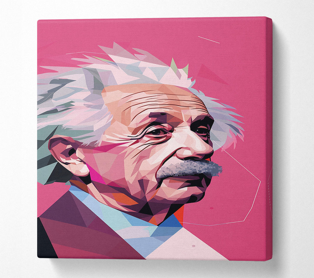  A Canvas Print of Albert Einstein Poly Canvas Print