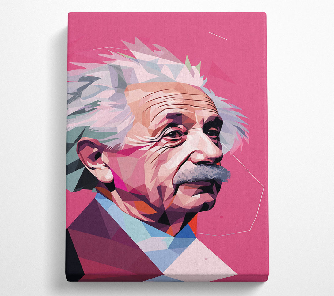  A Canvas Print of Albert Einstein Poly Canvas Print