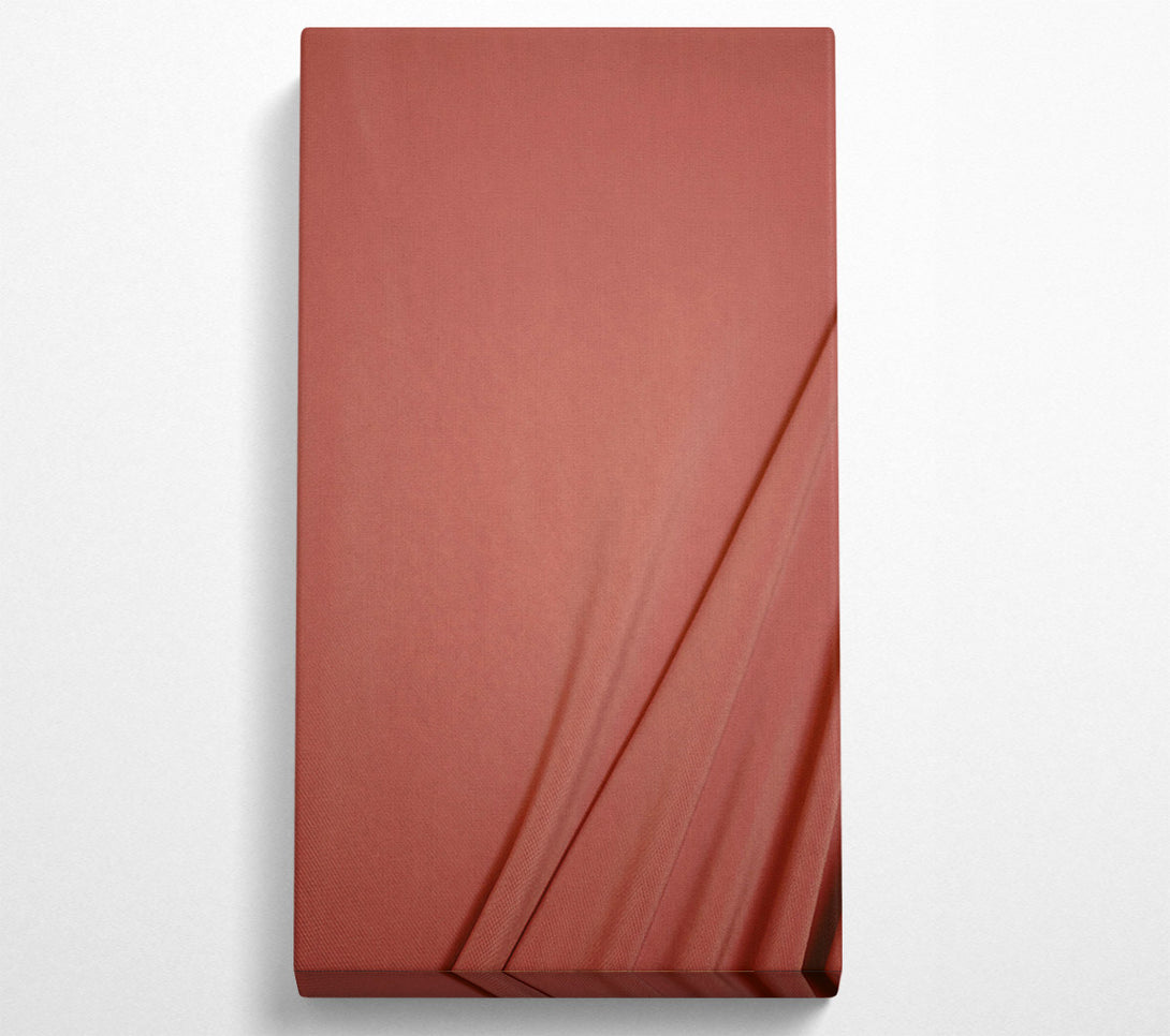  A Canvas Print of Coral Fabric Drape Canvas Art