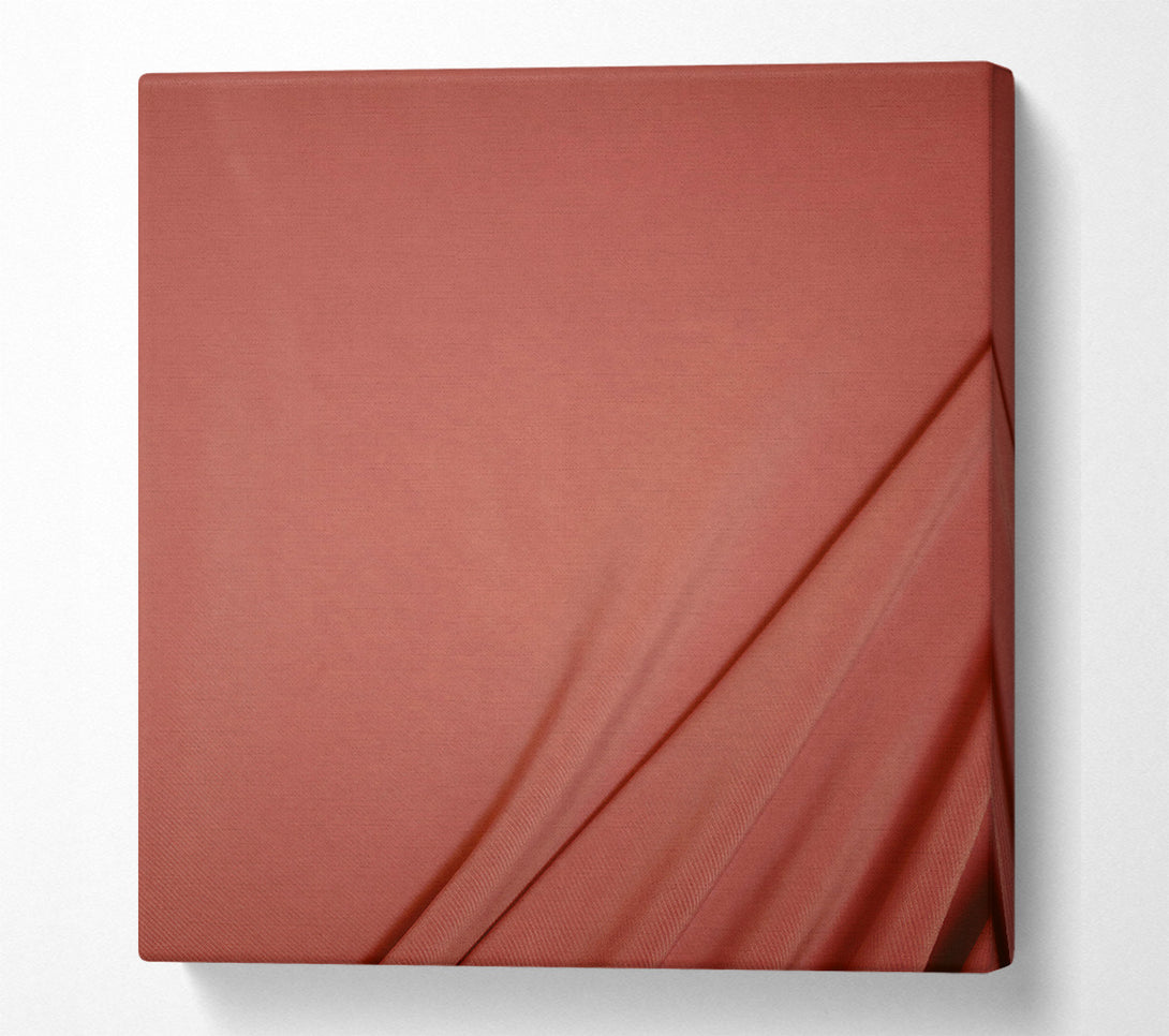  A Canvas Print of Coral Fabric Drape Canvas Art