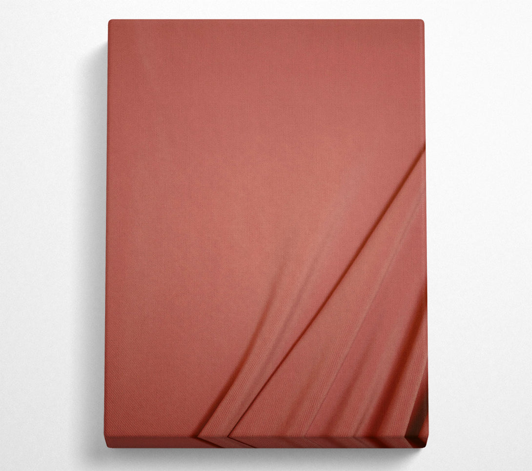  A Canvas Print of Coral Fabric Drape Canvas Art