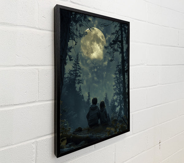 Golden Moonlight Forest