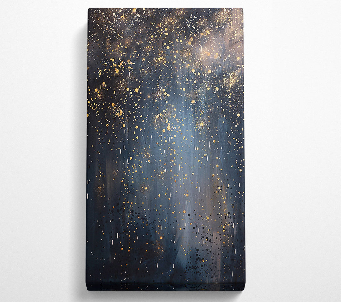  A Canvas Print of Golden Midnight Sky Canvas Print
