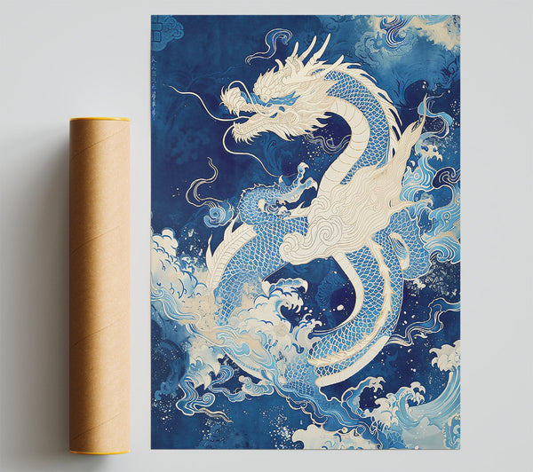 Azure Dragon Ascends Poster