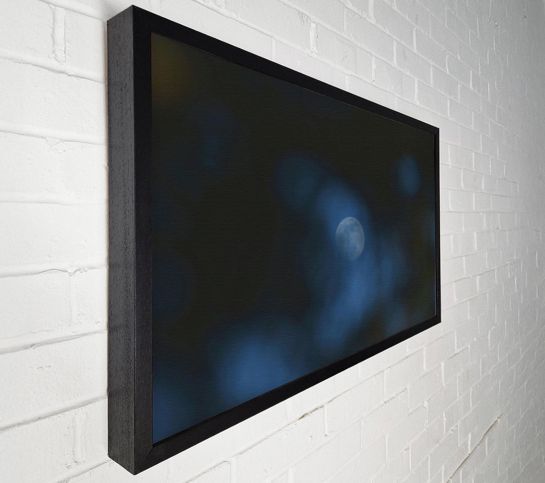  A Canvas Print of Blue Moon'S Embrace Canvas Art