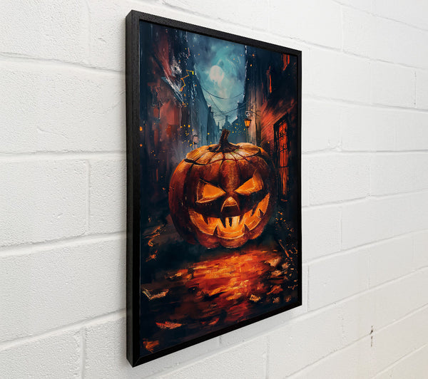 Orange Jack-O-Lantern Alley