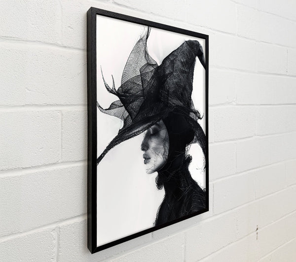 Black Veiled Beauty