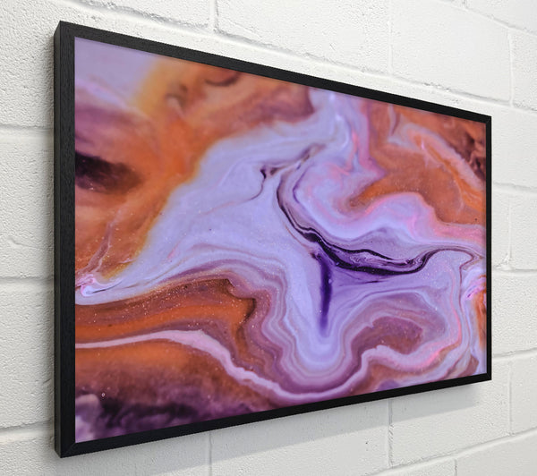 Purple Flowing Abstract