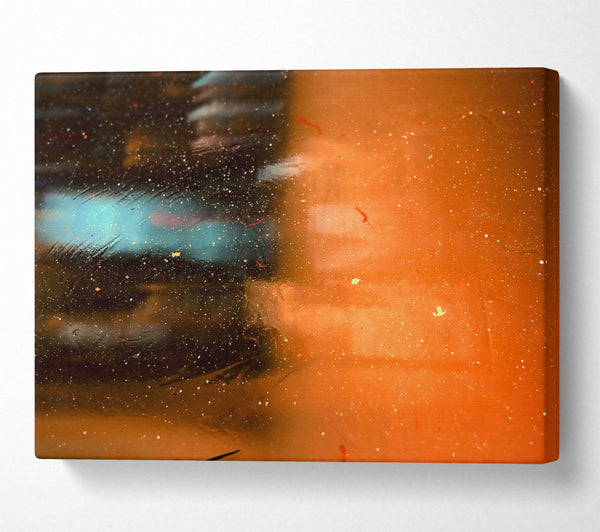  A Canvas Print of Golden Cosmic Dust Canvas Print