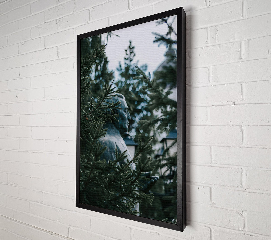  A Canvas Print of Green Through The Pines Canvas Art