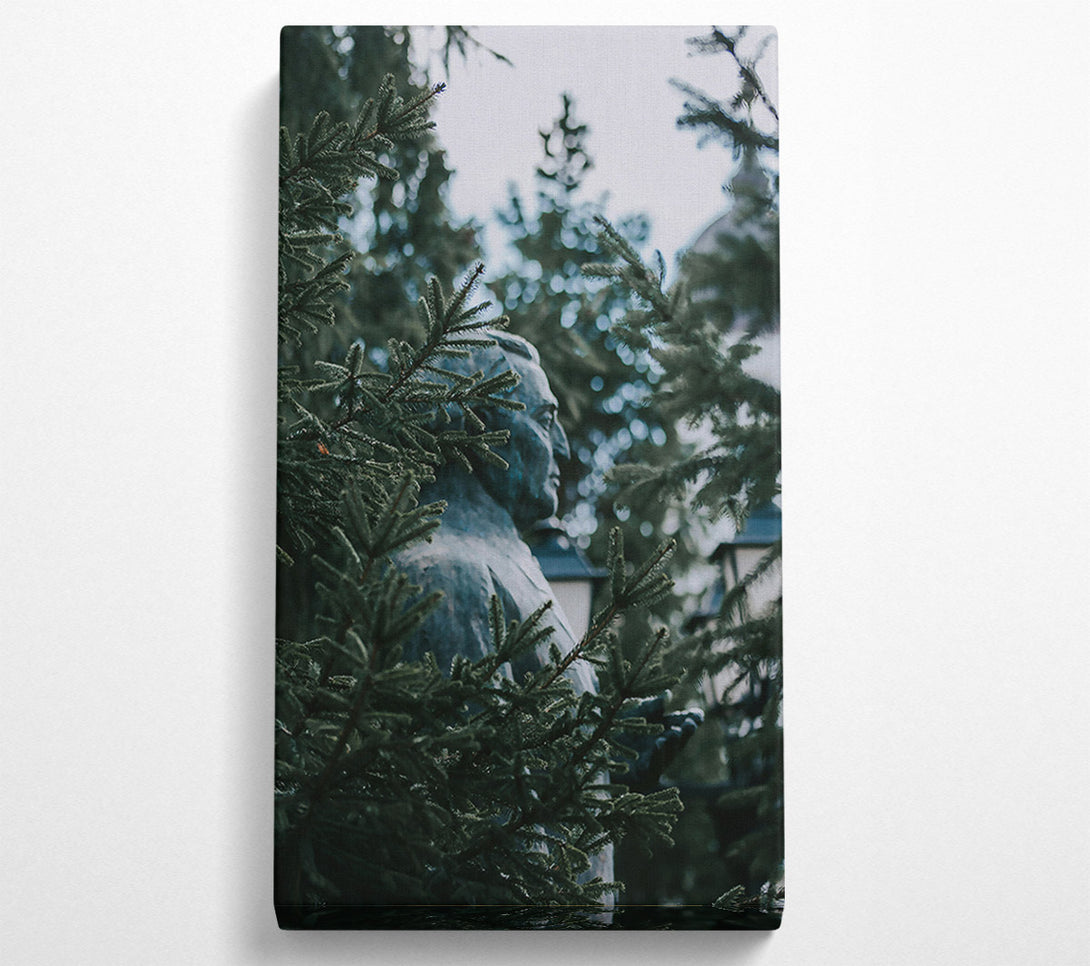  A Canvas Print of Green Through The Pines Canvas Art