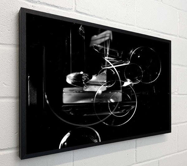 Black Glass Reflection