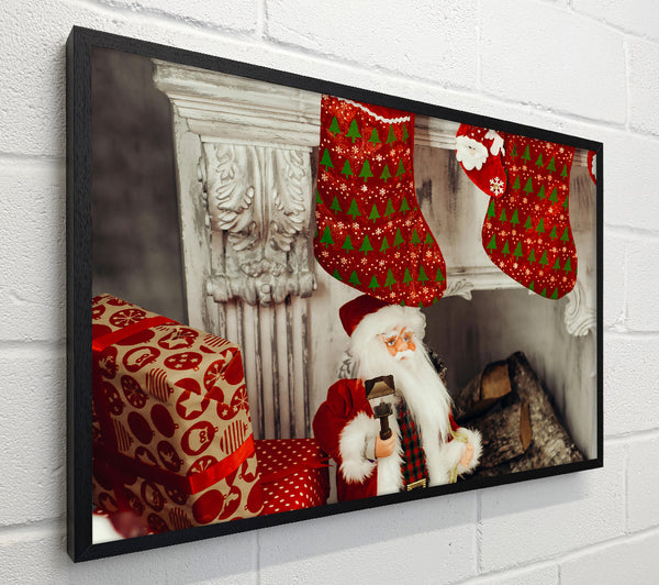 Red Stocking Santa
