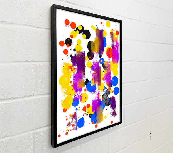 Purple And Yellow Drips