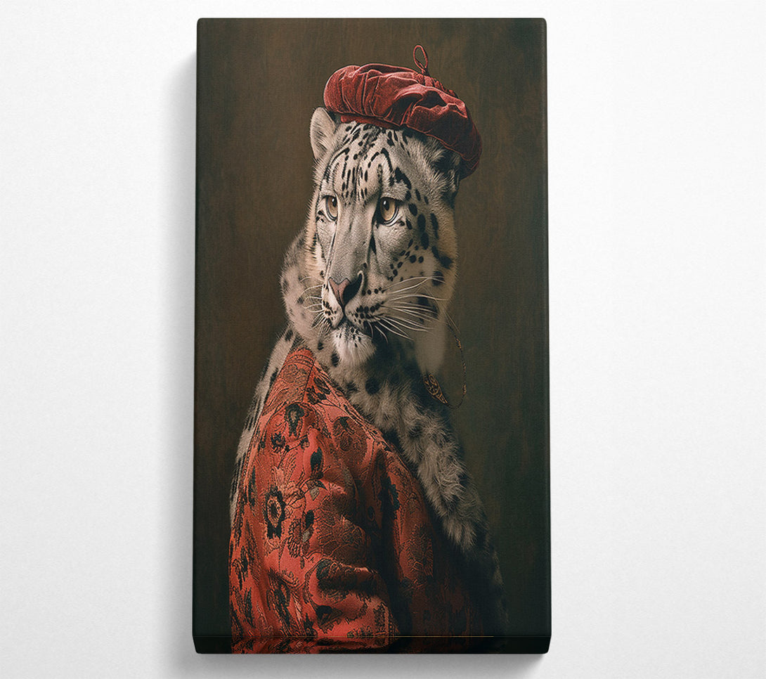  A Canvas Print of Amur Leopard Royalty Canvas Art